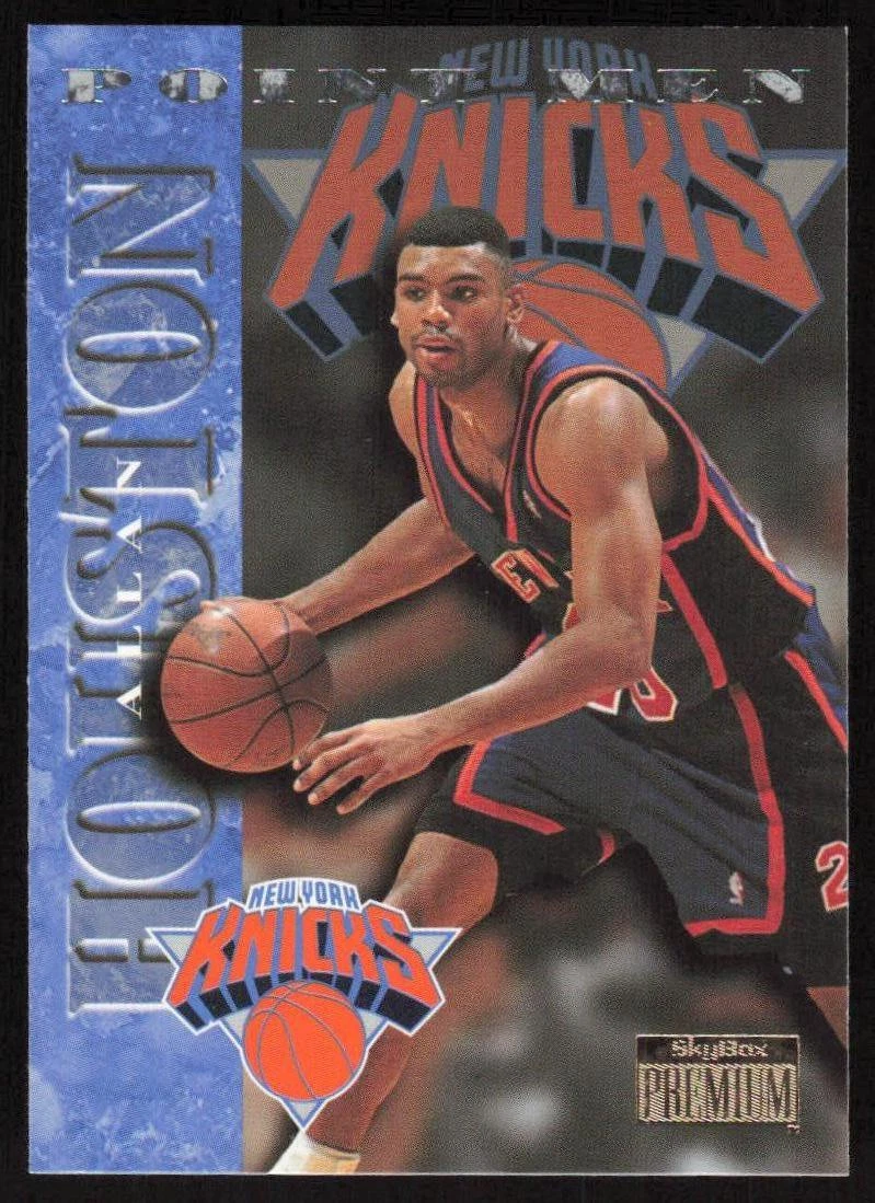 1996-97 SkyBox Premium Allan Houston #244 New York Knicks
