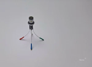 Headshell Connector with Pure Silver Wire /  EMT  / 1 pin - Picture 1 of 1