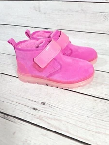 UGG NEUMEL CLEAR SUEDE CLASSIC CHUKKA BOOTS 1137030 PINK - Picture 1 of 5