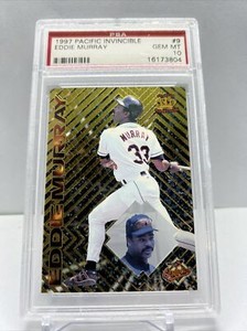 1997 Pacific Prisms Invincible #9 Eddie Murray PSA 10 ** POP 1 ** Only 1 Exists!