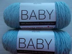 Mary Maxim Baby yarn, Mist, lot of 2 (306 yds each) - Picture 1 of 2