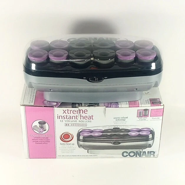Conair CHV14JXRW Extreme Heat Jumbo and Super Jumbo Rollers NO CLIPS  - Image 1 of 4