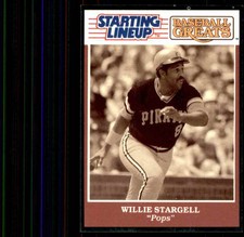 1989 Kenner Starting Lineup Baseball Greats Cards Willie Stargell Pittsburgh