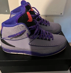 Air Jordan Retro 2 Hierro Púrpura 385475-553 TALLA 14 (USADO UNA VEZ) - Imagen 1 de 17