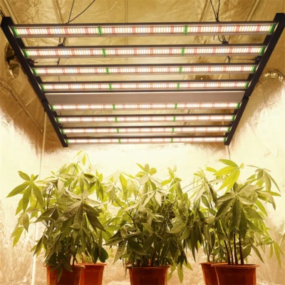 Phlizon 1000watt led grow light Bar Dimmable High power Grow lamp Fixture 8strip - Bild 1 von 4