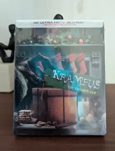 Krampus: The Naughty Cut SteelBook (4K Ultra HD, Blu-ray, 2015) BOX SHIPPING - Picture 1 of 3
