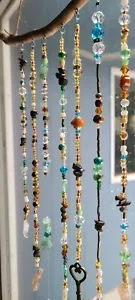 Handmade Suncatcher With Crystals. Windchime. Window Hanging. Garden Decor. - Picture 1 of 15