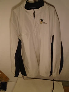 Chaqueta cortavientos Charles River Apparel pulóver cremallera talla 2X grande forrada - Imagen 1 de 6