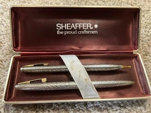 Vintage Sterling Silver Pen & Pencil Set - Sheaffer - Picture 1 of 7
