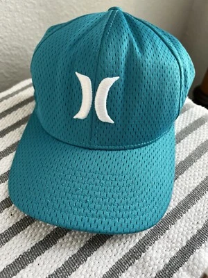 Gorra HURLEY Icónica Snapback Surf Surf Aqua Blue Flexfit S-M Por Yupoong Foto 1 de 4