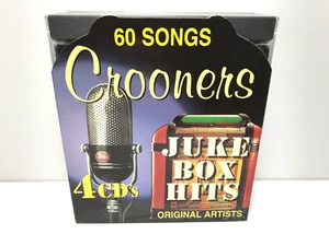 Crooners - Juke Box Hits 60 Songs on 4 CD Boxset 2000 CD Import Holland - Picture 1 of 7