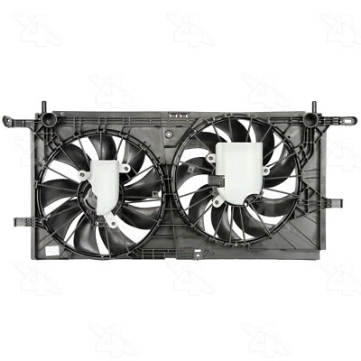For 2001-2004 Pontiac Montana Dual Radiator and Condenser Fan Assembly 4 Seasons - Image 1 of 2