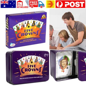Five Crowns Card Game 5 Suites Classic Original Family Party Rummy Style Play - Picture 1 of 11