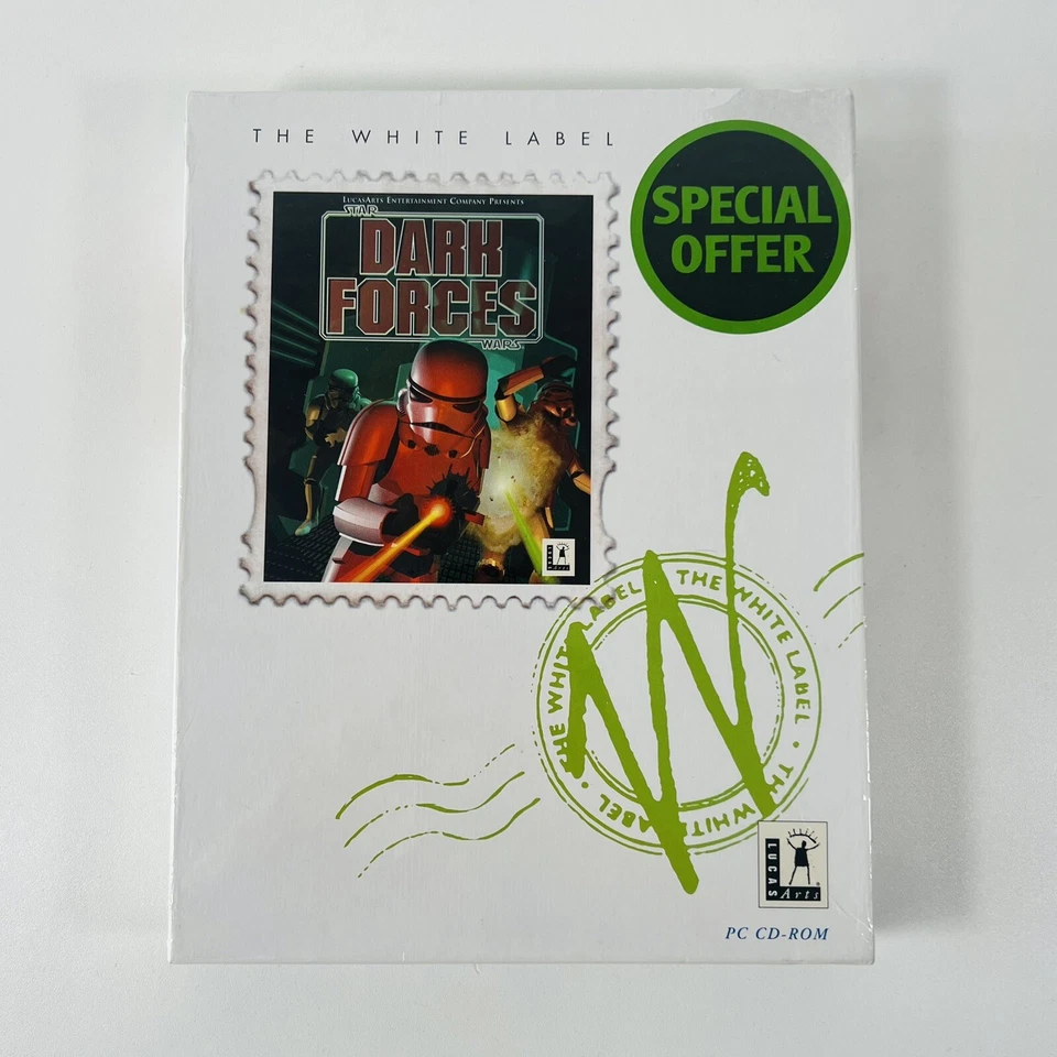Star Wars Dark Forces - (PC-CD ROM) White Label - Big Box Brand New Sealed - Image 1 of 3