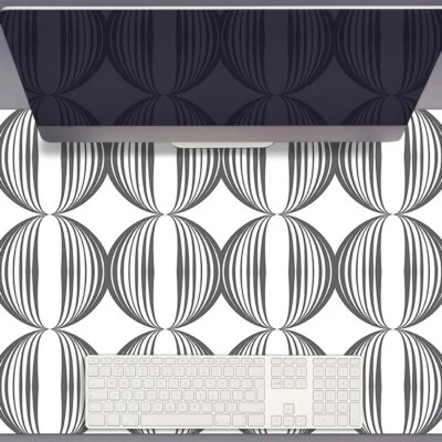 Schreibtischunterlage Schreibtischmatte Distrikte im Retro Design 90x45 - Bild 1 von 4