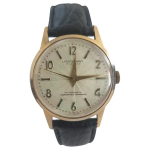 Reloj mecánico para hombre Lieutenant 17 Jewels - hecho en Suiza  - Imagen 1 de 11