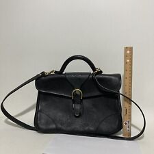 Ghurka Color: Vintage Black, Leather Tilbury Satchel Crossbody Bag USED READ⭐️