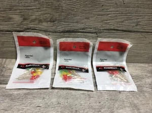 Lot 3 Assorted LEDs #276-1622 By RadioShack #M37-47 - Picture 1 of 3