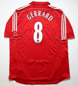LIVERPOOL 2006/2008 HOME GERRARD FOOTBALL SHIRT SOCCER JERSEY ADIDAS MEN'S 2XL - Picture 1 of 17