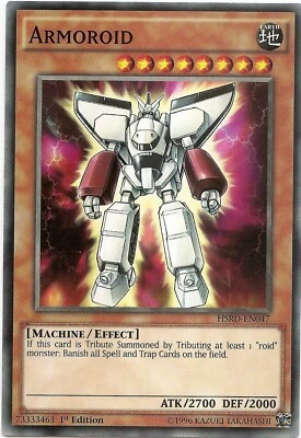 Armoroid HSRD-EN047 Yu-Gi-Oh Card 1st Edition New - Image 1 of 3