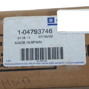 Genuine Mopar 1998-1999 Plymouth or Dodge Neon Horn And Bracket Singular 4793746 - Picture 1 of 5