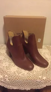 NIB Women’s Lucky Brand Sivya Leather Bootie Size 10 M - Picture 1 of 5