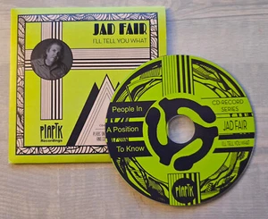 Jad Fair – I'll Tell You What – Analog/Digital Hybrid Vinyl/CD – ULTRA RARE - Picture 1 of 2
