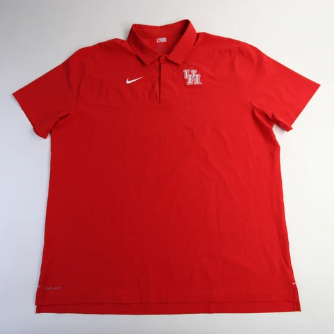 Houston Cougars Nike Dri-Fit Polo Men's Red Used Cover