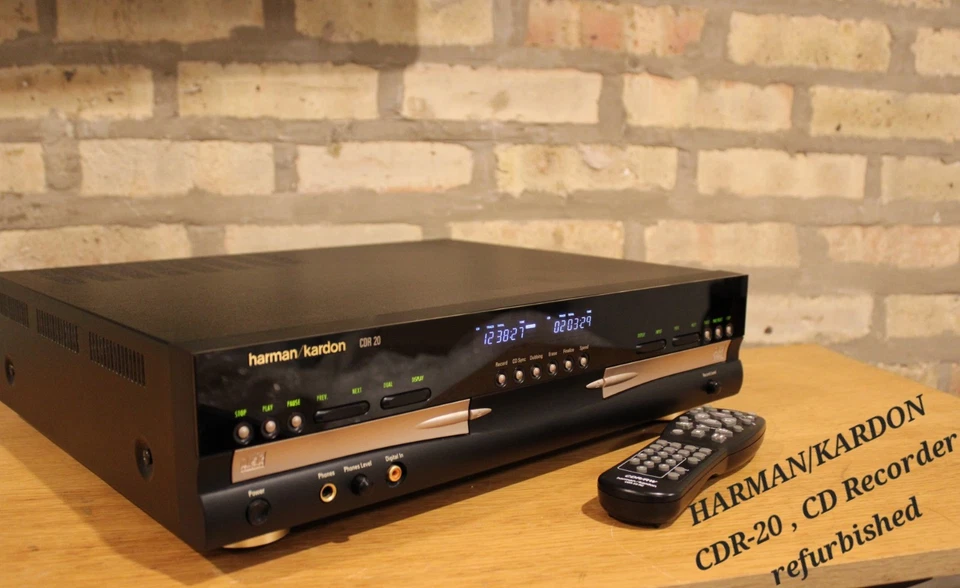 Harman Kardon CDR 20 Dual CD Player Recorder W/remote , serviced,, Fully Working - Image 1 of 4