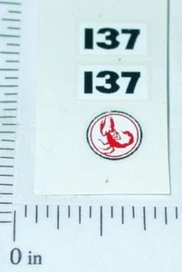 Matchbox #7 Hairy Hustler Scorpion Stickers SF-7B2 - Picture 1 of 1