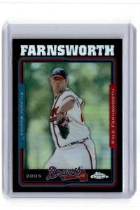 2005 Topps Chrome Black Refractor Kyle Farnsworth 174/250 Chicago Cubs #132 - Picture 1 of 2