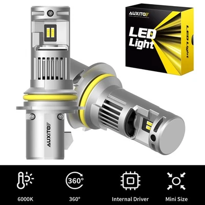 9004 LED Headlight Bulb for Dodge Ram 1500 2500 3500 94-2001 Hi Lo Beam 30000LM - Image 1 of 4