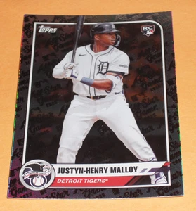 2025 Topps All Star Game Justyn-Henry Malloy Rainbow Foil Rookie Card RC #82 - Picture 1 of 2
