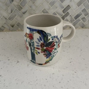 Starla M. Halfmann Anthropologie Floreale Lettera B Tazza Caffè Tè Casa Ufficio - Foto 1 di 5