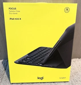 Logitech Logi Focus Keyboard Tastatur-Case iPad Mini 4 BNWT - Picture 1 of 4