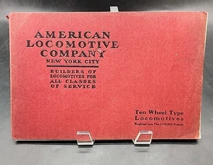 Catálogo Original American Locomotive Company LOCOMOTORAS TIPO DIEZ RUEDAS 54 Páginas - Imagen 1 de 21