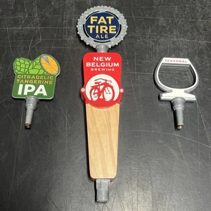 Beer tap handle new Belgium brewing Co. Fat Tire Ale Citradelic tangerine IPA - Picture 1 of 16