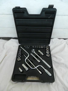 Stanley Workmaster 25 Stück STECKSCHLÜSSELSATZ 1/2" ANTRIEB metrisch/A/F Steckschlüssel - Gehäuse. - Bild 1 von 8