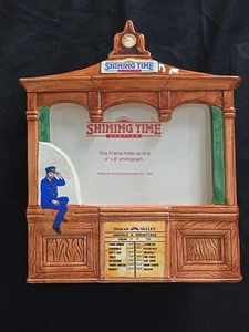 Shining Time Station 4”x6” Photo Frame Ceramic 1994 Vintage NIB Schmid Allcroft - Picture 1 of 5
