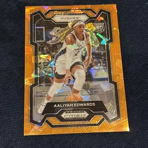Aaliyah Edwards ~ 2024 Panini Prizm Draft ~ Rookie Orange Cracked Ice #2 UConn - Picture 1 of 2