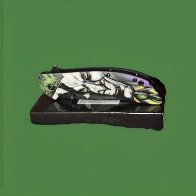 DC漫画小丑春季辅助折叠口袋刀带皮带夹 — 第 1/4 张图片