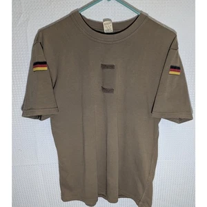 Camisa Ejército Alemán Oliva Bandera DEU Táctica Bundeswehr Excedente Talla 52/46 2014 - Imagen 1 de 7