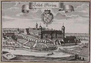 Mering an der Paar - zamek, miedzioryt - Zdjęcie 1 z 1