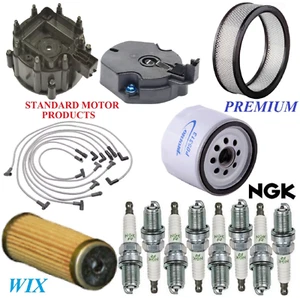 Tune Up Kit Filters Cap Wire Spark Plugs For CHEVY CAPRICE V8 5.0L 1980-1985 - Picture 1 of 1