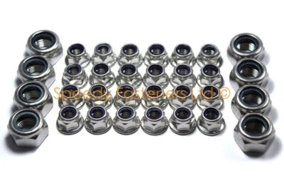 Go Kart Karting Acciaio Inox Solo Flangia Ruota Dadi 4 Set Rotax Tkm Cadet - Immagine 1 di 4