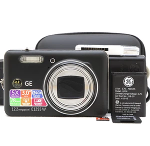 Cámara digital compacta General Electric GE E1255 W 12,2 MP negra probada completa - Imagen 1 de 15