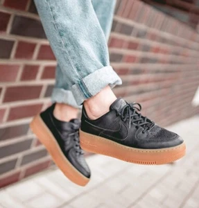 Nike Air Force 1 Sage Low LX 'Oil Grey Gum' AR5409-002 Wmn Sz 8.5 Retro - Picture 1 of 7