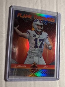 2022 Panini Phoenix Flame Throwers Insert #FT-9 Josh Allen Bills🔥