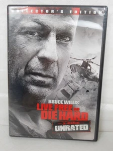 Live Free or Die Hard (DVD 2007)  Bruce Willis, Timothy Olyphant -  Unrated - Picture 1 of 5