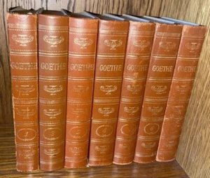 1957 Johann Wolfgang Goethe Gesammelte Werke in Sieben Banden, 7 Volumes, German - Picture 1 of 6
